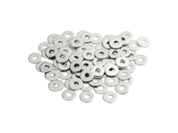 Arandelas Planas M5 100 Peças de Aço Inoxidável | S/MARCA