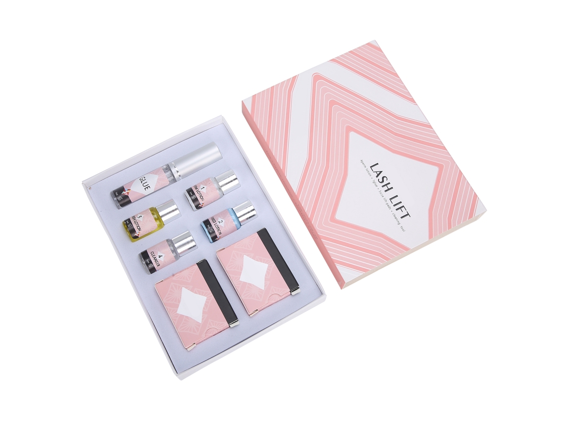 Kit De Permutação De Cílios E Sobrancelhas 27ml Com Ferramentas Para Curl Longo E Suave