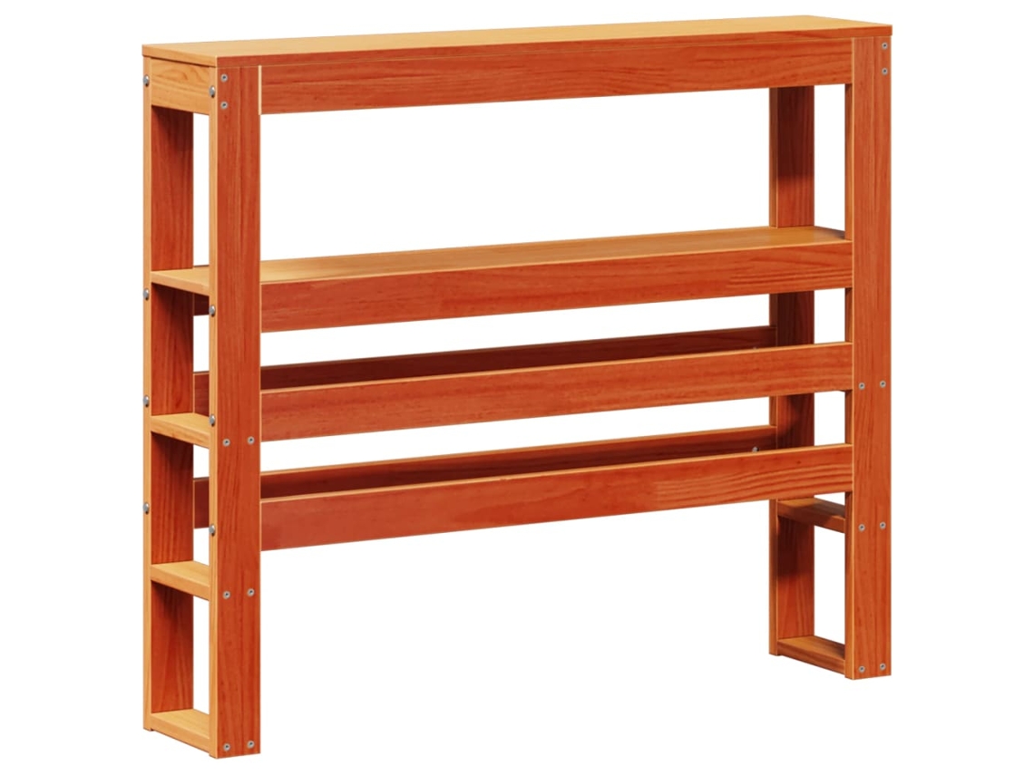 Headboard, Headboards Vidaxl Marrom Madeira De Pinho (106 X 19 X 82 Cm)