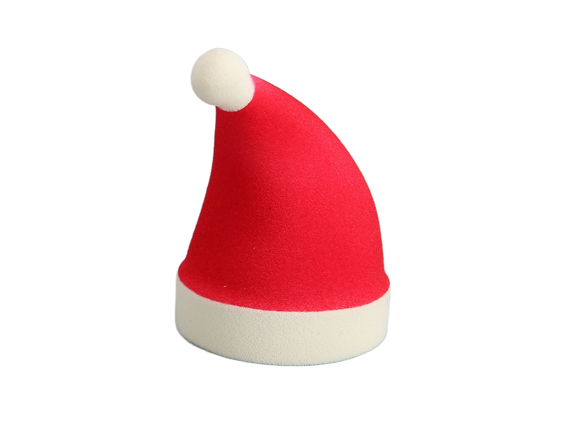 Esponja De Maquillaje Gorro De Navidad Para Uso Húmedo Y Seco