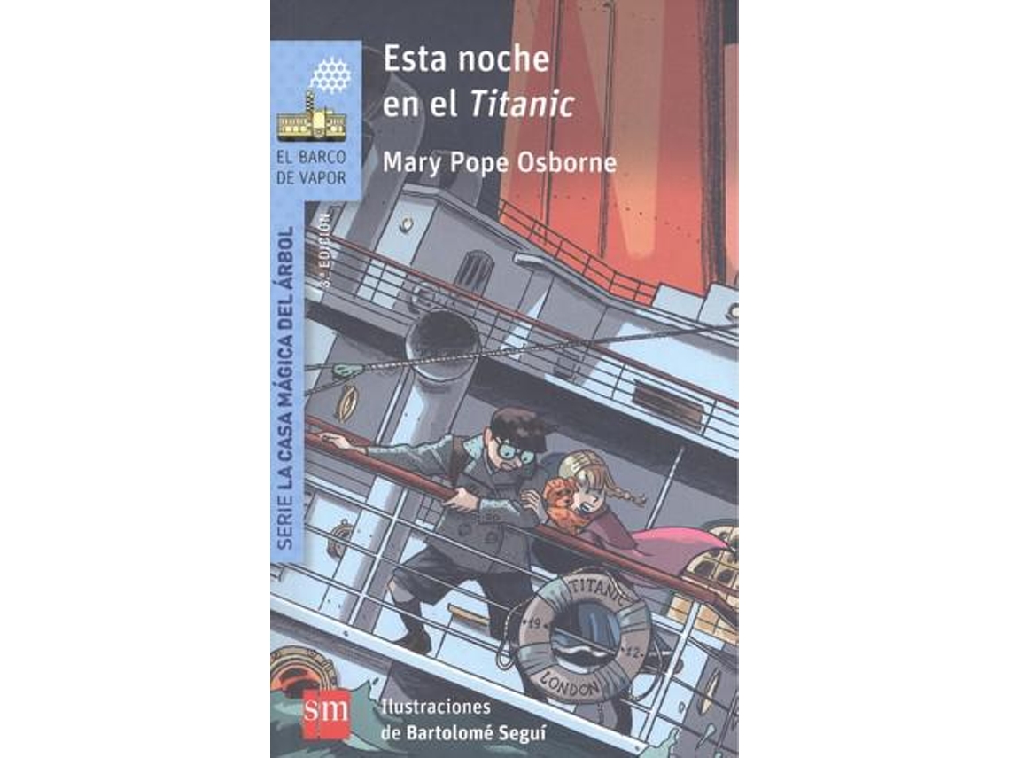 Livro Esta noche en el Titanic de Mary Pope Osborne (Espanhol)