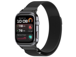 Pulseira Magnética Milanesa Com Conector Metálico Vertical Para Huawei Watch D2