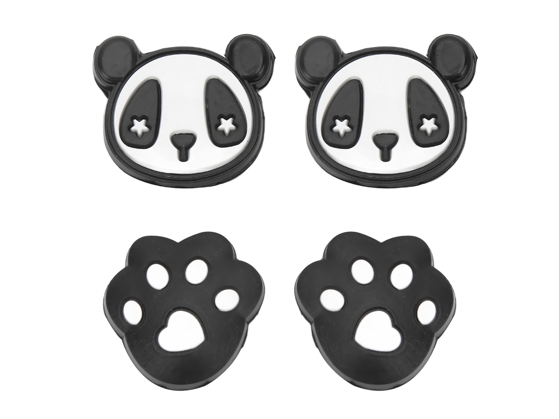 Amortecedores de impacto para raquete de tênis em silicone com padrões de pandas e garras S/MARCA