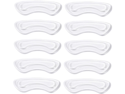 10 Protetores De Calcanhar Autoadesivos Em Gel, Proteção Antidesgaste Para Mulheres, Material Em Gel E Flanela, Ideais