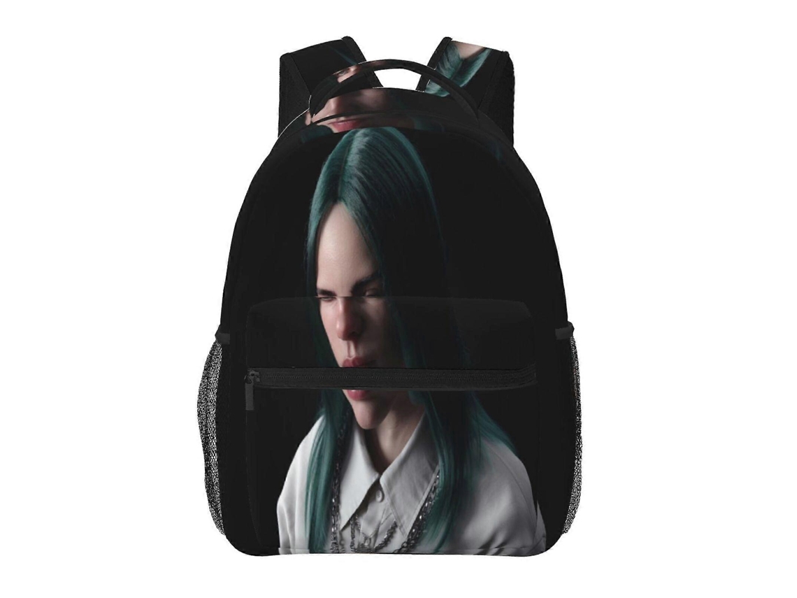Mochila De Estudante Billie Eilish T170, Leve E Durável, À Prova Dágua E Com Alça De Ombro Ajustável. Olysi Shop