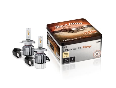 Kit Ledriving Hl Vintage H4/H19/R2 2700 K OSRAM