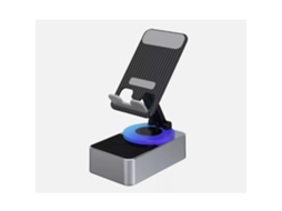 3-in-1 Phone Holder, External Battery With Audio Function And Bluetooth Speaker.