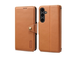 Capa De Celular Denior Em Couro Texturizado Estilo Carteira Para Samsung Galaxy S23+ 5g