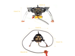 Fogão de Camping a Gás 3 Queimadores 6800w