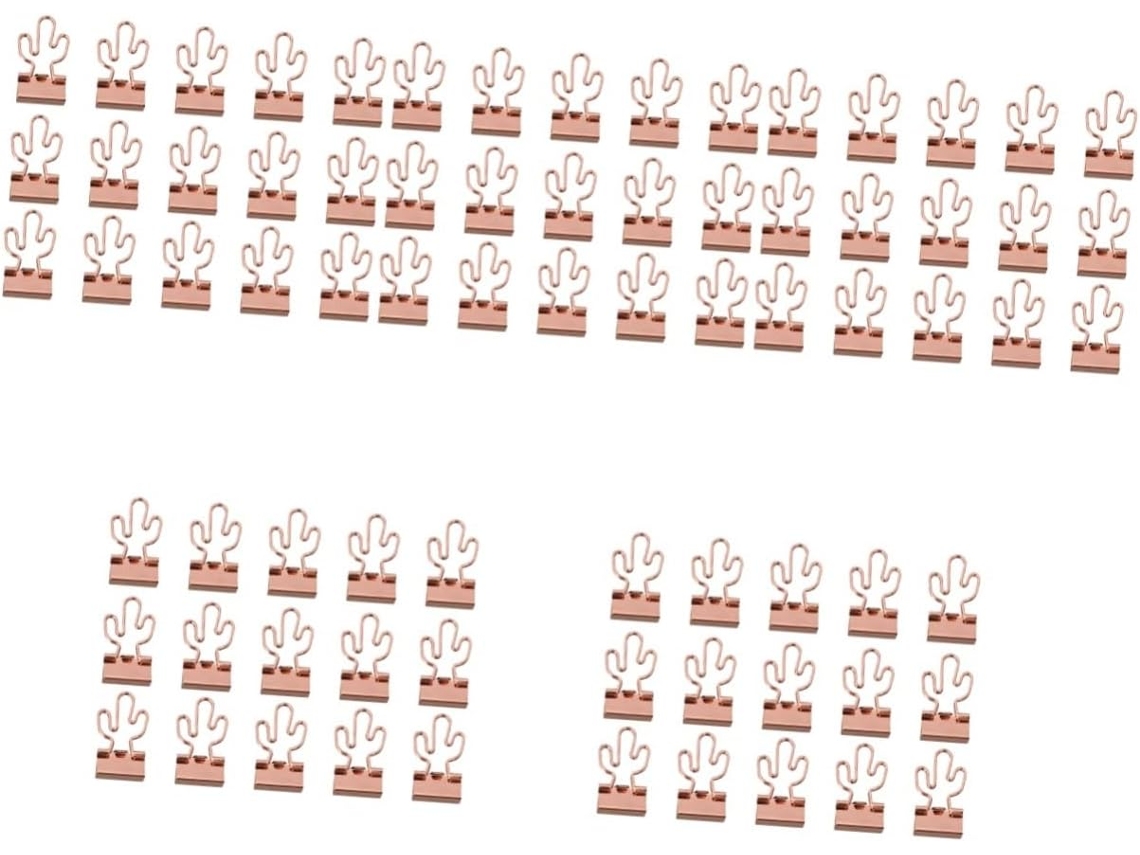 Conjunto de 75 Clips de Papel Multifuncionais de Metal para Mesa, Organizadores de Massa e Arquivos de Mesa, Coloridos