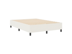 Conjunto 1 Cama De Plataforma Vidaxl Creme Cordão (160 X 200 Cm)