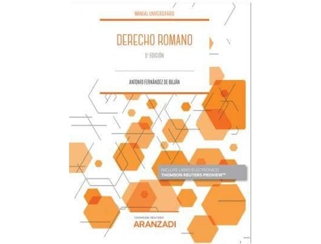 Livro Derecho Romano (Papel + e-book) de Fernández De Buján Y Fernández, Antonio (Espanhol)