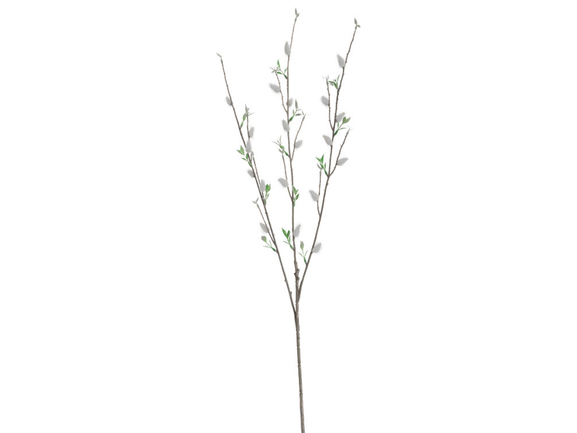 Silver willow falsa com fruto pack de 1 peça, cinza e dobragem em 3 camadas LAXISCREED