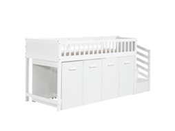 Beliche Grade Proteção Gutent Madeira De Pinho Mdf Branco (90x200cm)
