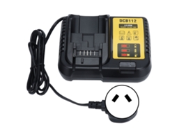 Carregador de bateria de lítio de alta eficiência, carregador rápido para baterias de lítio de 12 V a 20 V máx. DCB112
