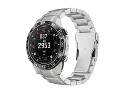 Bracelete para Garmin Ocean Silicone Bicolor Fivela Dupla Laranja e Preto XIAOMOYU (26mm)
