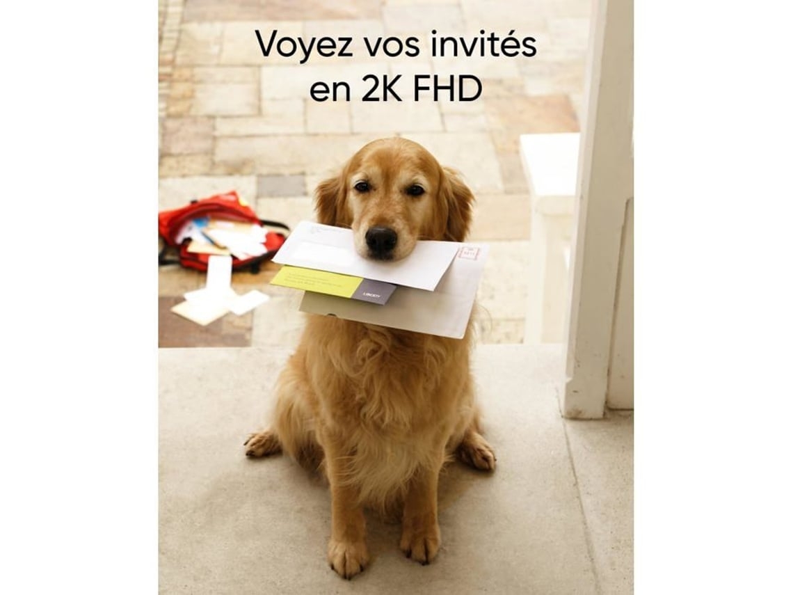 Campainha de Vídeo Eufy Security C30 2k Fhd, Alimentada por Bateria, Detecção de Movimento Brilvibera wer