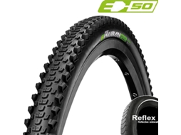 Pneu CONTINENTAL E-Ruban Plus Puregrip Compound Rigida Reflectante (29x2.30 cm - Preto)