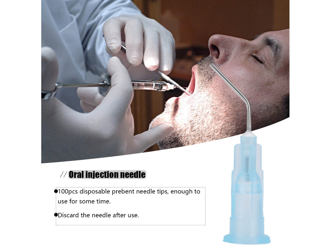 Laxiscreed Agulhas De Irrigação Descartáveis Pré-curvadas Para Tratamentos Dentários