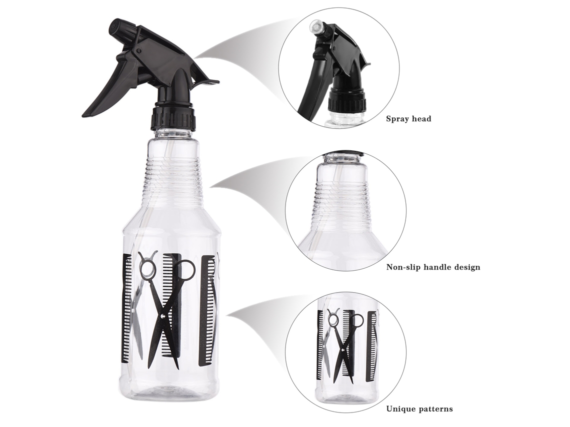 Garrafa De Spray De 390 Ml Para Cabeleireiro E Irrigação De Plantas Em Plástico Other