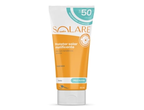 Protetor Solar Matificante Spf50 Solare Wells
