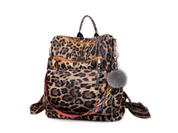 Mochila Bolsa de Design Versátil, Convertível, Impermeável, Marrom (S/MARCA)