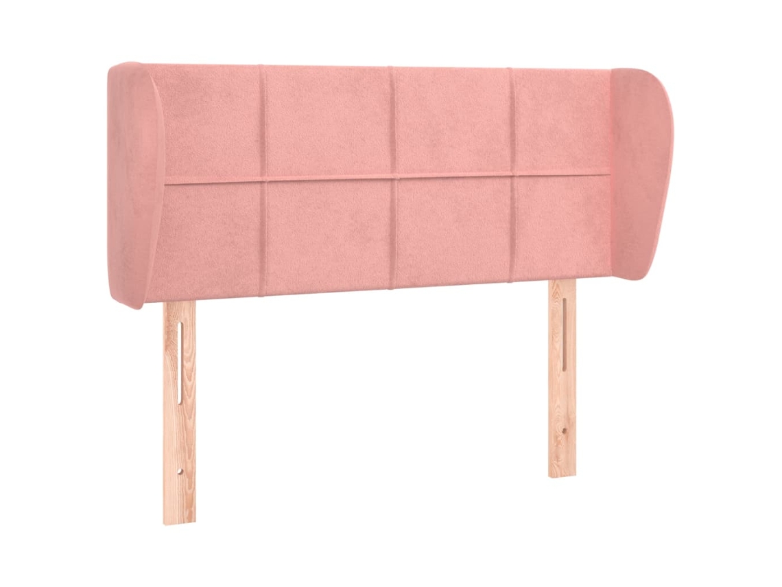 Headboard, Headboards Vidaxl Cor-de-rosa Veludo (93 X 23 X 78/88 Cm)