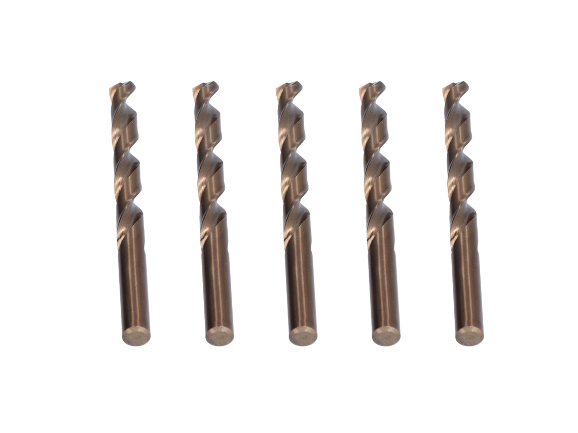 Kit 5 Brocas Hss De 12mm Para Cobre E Ferro