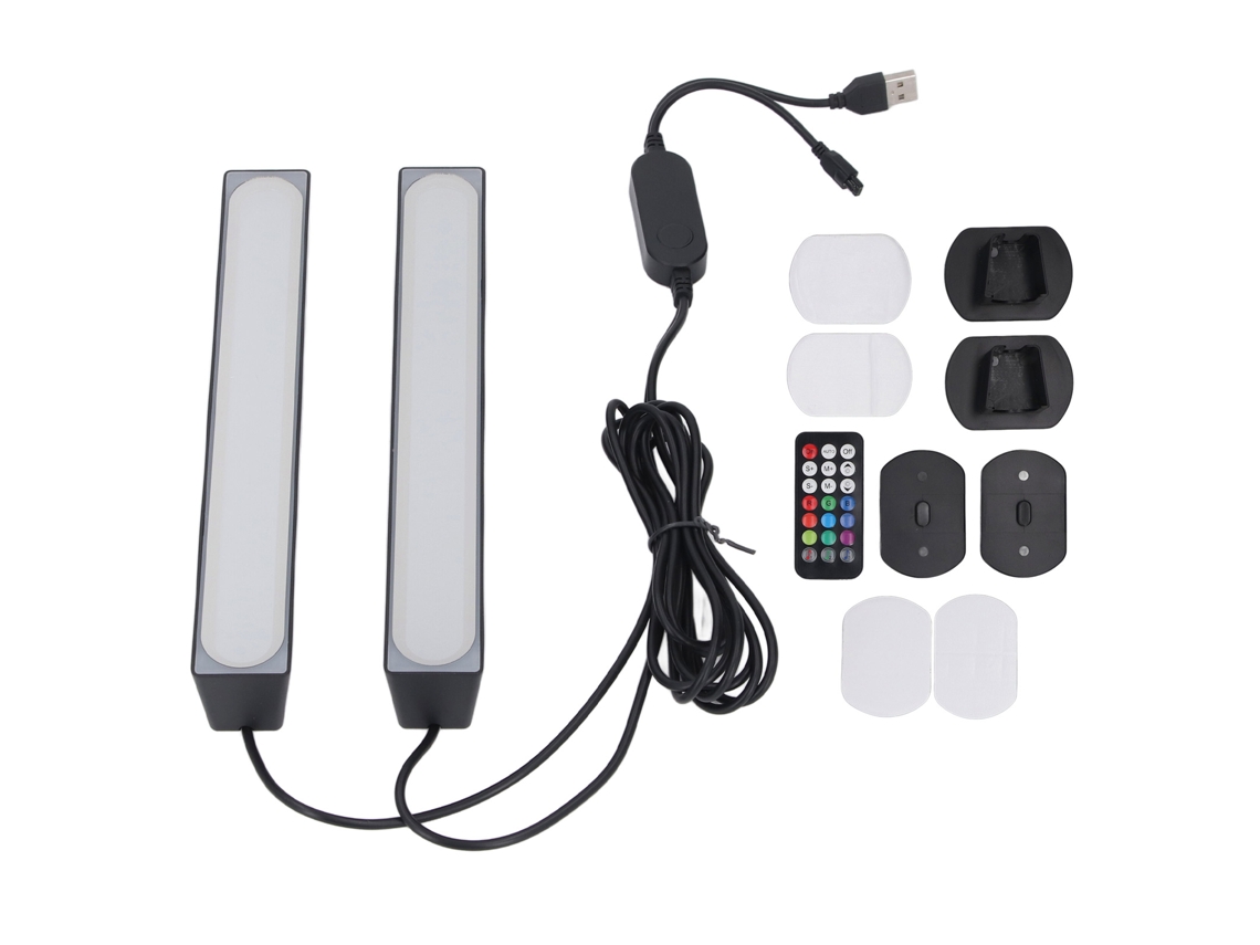 Barra de Luz Led RGB inteligente com controle app e remoto modo cena música S/MARCA