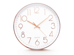 Relógio Jeteveven Sem Tique taque, Redondo de 30 Cm, Quartzo Silencioso, Decorativo, Re Lógio Infantil, K GOKOCO