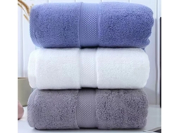 Pacote com 3 Toalhas 100% Algodão, Tamanho 35*75 Cm, Absorventes, Secam Bem AQUAFORGE