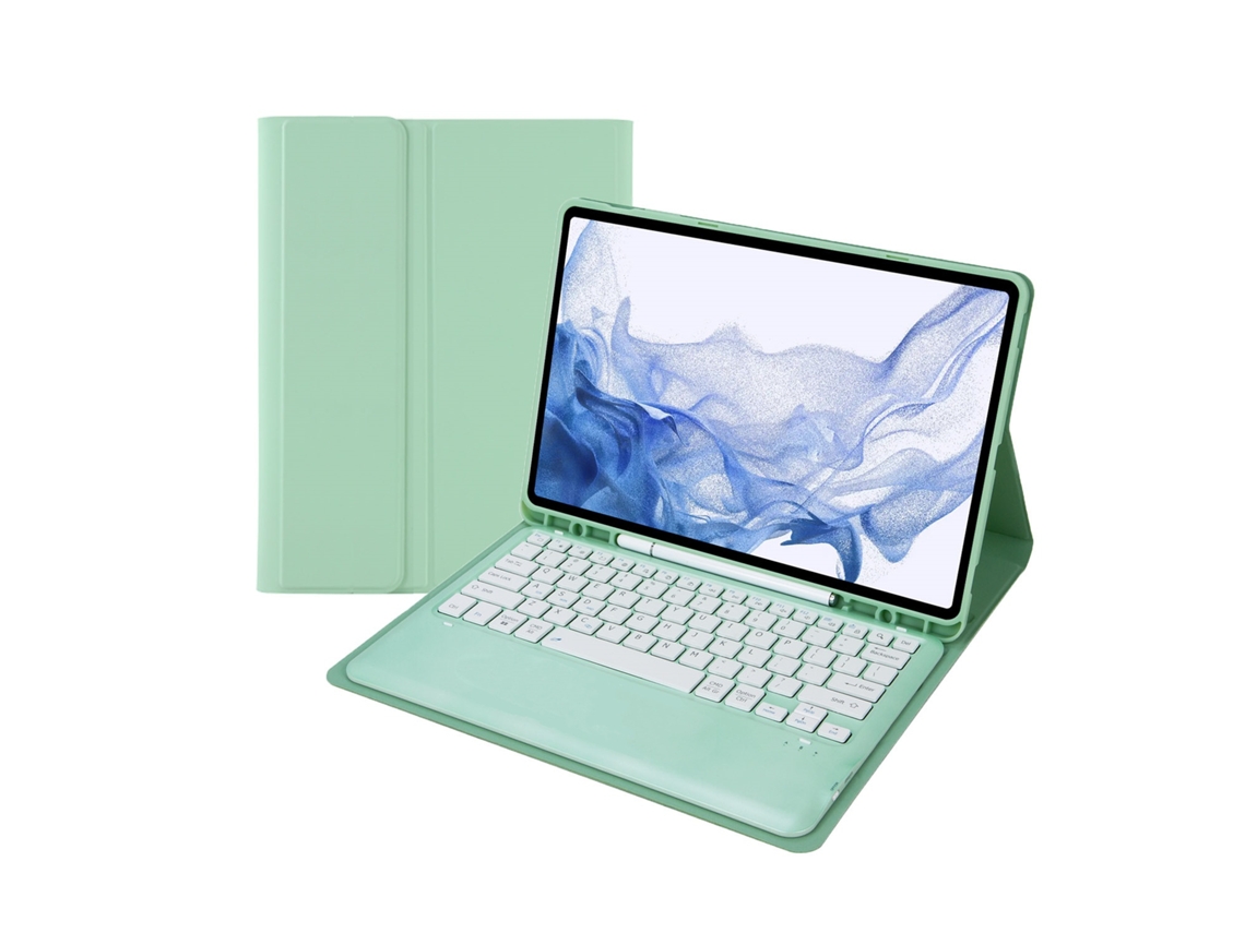 Lurelia Capa Com Teclado Bluetooth Para Samsung Tab S7fe 12.4 Com Rato E Teclado Externo