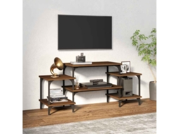 Vidaxl Móvel De Tv 117x35x52 Cm Derivados De Madeira Carvalho Castanho
