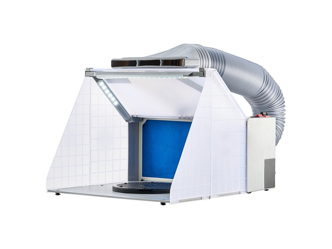 Cabine De Pintura Airbrush Com Ventilação, Filtro E Estação De Pintura Tekmaquinas