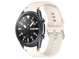 Bracelete Silicone com Grãos Ondeado Costurado para Samsung Galaxy Watch 3 XIAOMOYU (45mm)