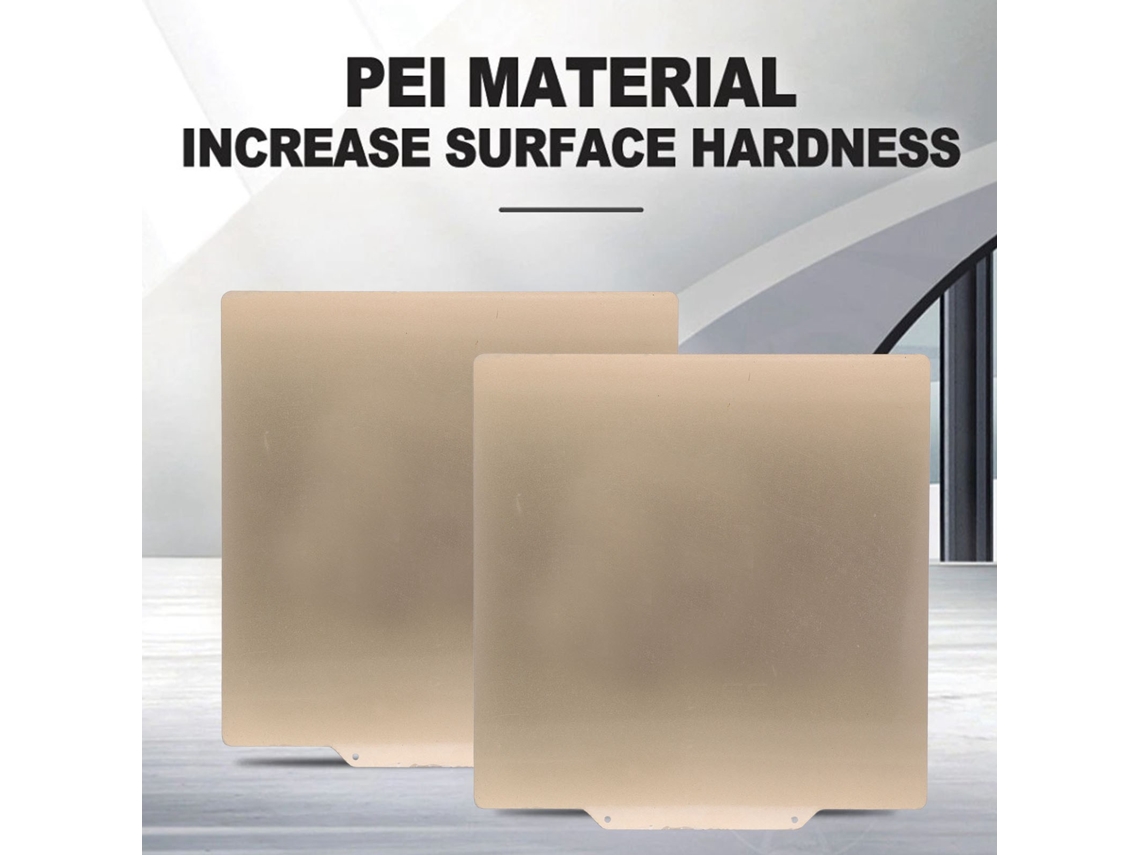 Placa De Aço Mola Pei De Dupla Face, Flexível, Com Base Magnética Para Impressora 3d, 220x220mm
