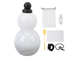 Garrafa de Gourd 800ml Portátil Branco com Cinto