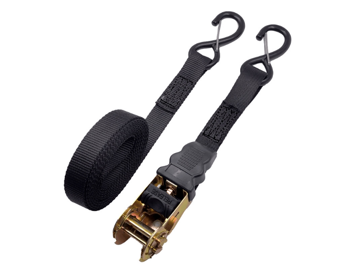 Cinta De Amarração 3m Com Ganchos Segurança(2, 5 Cm)