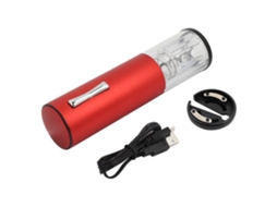 Saca-rolhas Elétrica Original, Kit Abridor de Vinho Automático Semi Fio (vermelho)-aquaforge