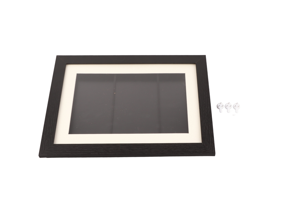 Quadro De Arte Infantil A4 Com Abertura Frontal Resistente A Quebras Para Desenhos E Trabalhos Escolares Preto