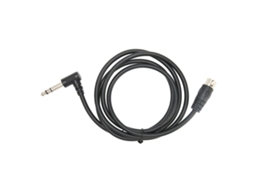 Cabo 6,35mm Macho para Midi Din 5pin Macho Ângulo 90 Graus 1,5m/4,9ft Conexão de Som S/MARCA