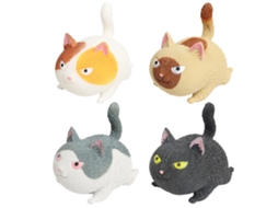 Ats pelota em Forma de Gatso Bonito e Irritado Brinquedo para Aliviar o Estresse Presente para Crianças e Adultos