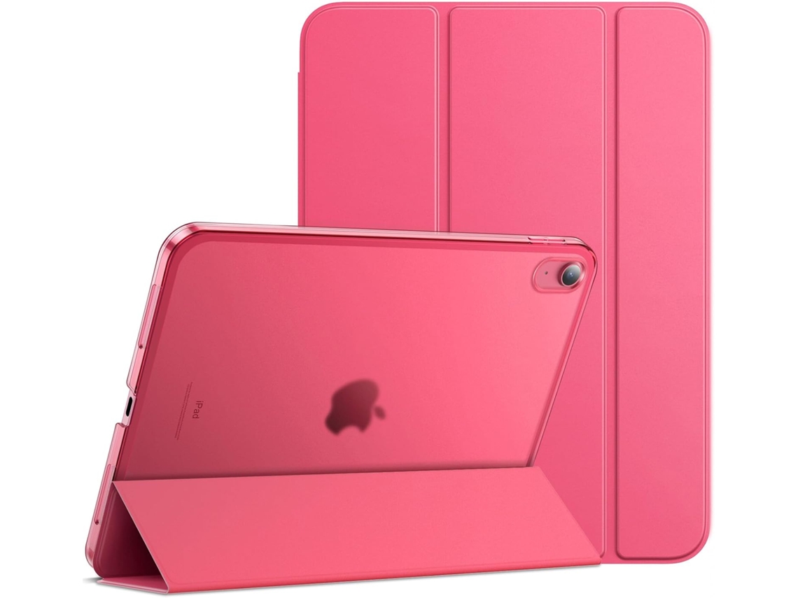 Capa Rosa Com Suporte Para Ipad De 11ª/10ª Geração | Traseira Rígida Ativação/desativação Automática Yde Tuotuo (2025/2022)