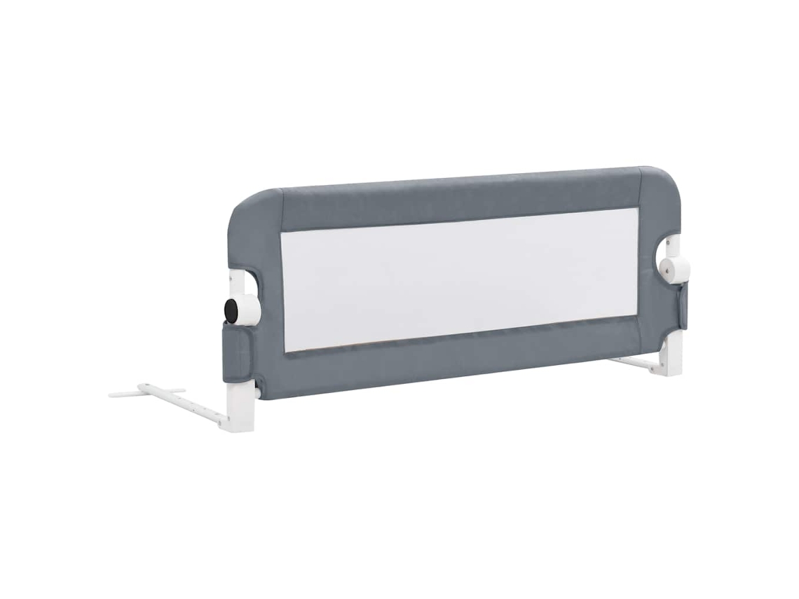 Barra de segurança Cinzento para cama infantil, 102x42cm, poliéster, exclusiva da MAISON.