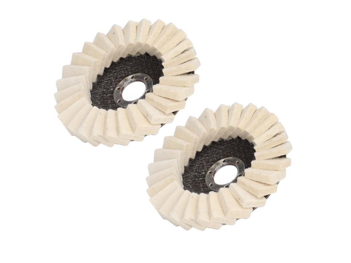Laxiscreed Roda De Felt De Lã Para Polimento Rotary Com Design Ondulado