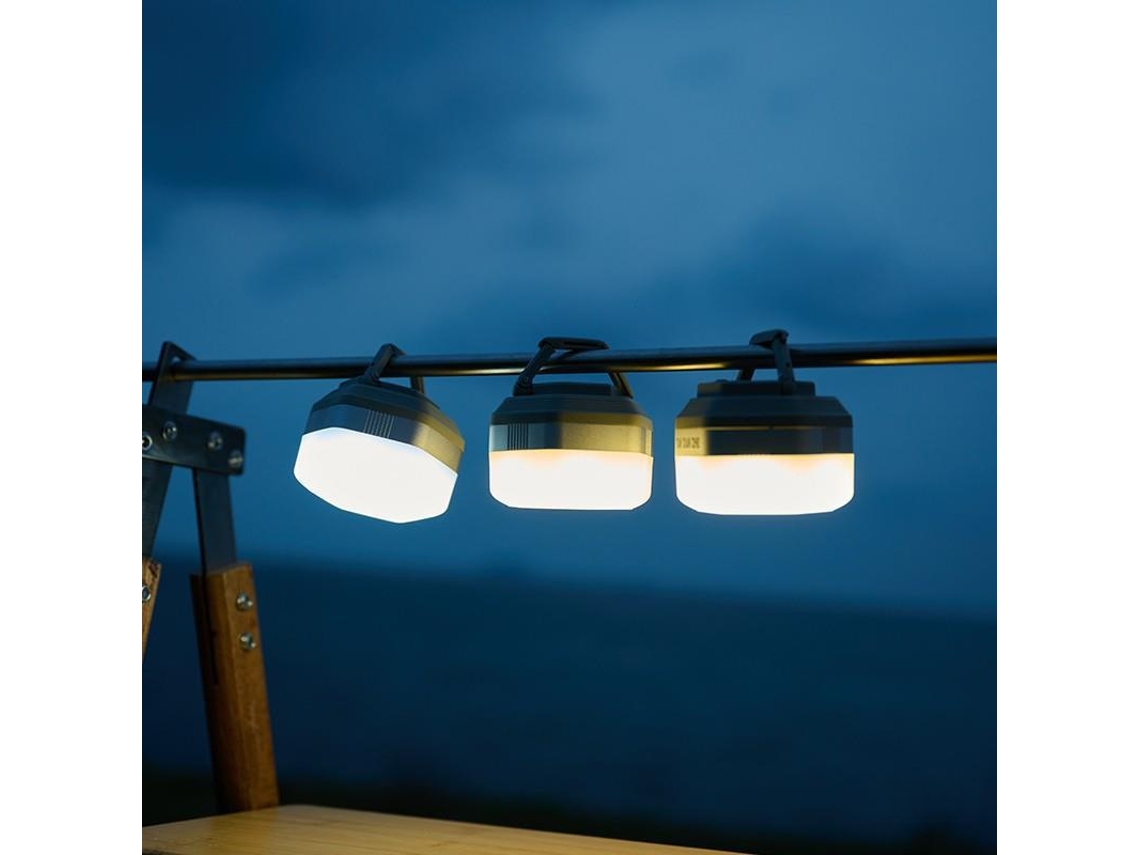 Lanterna Led Recarregável Para Acampamento, 350 Lm, 6 Modos De Luz, Lâmpada Para Barraca De Acampamento Com Lanterna Portátil À Pr Aquaforge