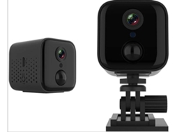 Mini Câmera Espiã Câmera Escondida Hd 1080P Pequena Câmera Sem Fio com Detecção de Movimento de Áudio e Visão Noturna Preto