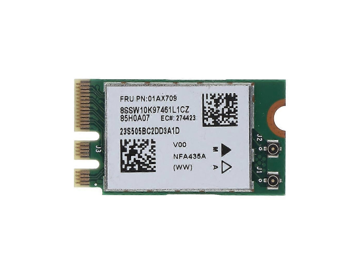 Qcnfa435 2.4g/5ghz 802.11ac Wi Fi Bluetooth Compatível Com Placa Sem Fio 4.1 Para 310 510 15ikb E31 E470 E570 01ax709 00jt477 Slowmoose