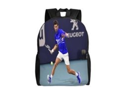 Mochila Novak Djokovic D260 Para Estudantes, Resistente E Leve, Impermeável E Com Alça De Ombro Respirável V260