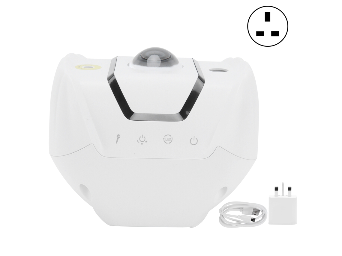 2026 projetor de Estrelas Wifi com Led e Música Lâmpada de Projeção Luz Noturna para Festa Ktv Disco Dormitório Plug Uk 100‑240v